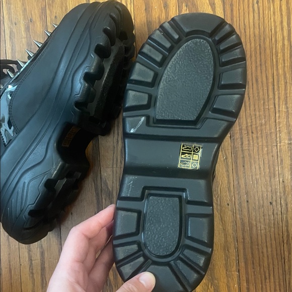 koi footwear BANE OF EXILE PLATFORM TRAINERS UK5 US7 - Picture 3 of 8